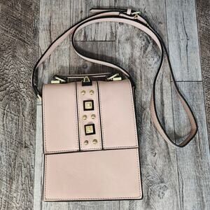 Steve Madden BJudy Purse Stud Blush  Pink Small Crossbody Gold Hardware Barbie